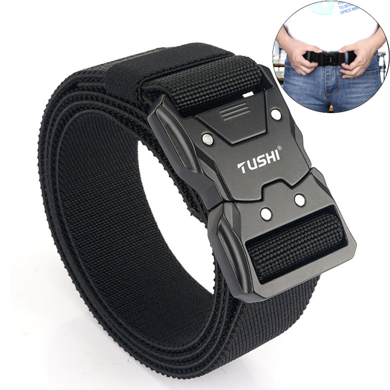 Herren MilitÃ¤R Taktischer GÃ¼Rtel Schwerlast Schnalle Sport Armee ArbeitsgÃ¼Rtel