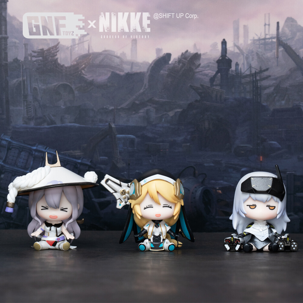 【海外限定】NIKKE BABY BOOM キャラクターフィギュア 7種セット Goddess of Victory Nikke Baby Boom Toy Figure Scarlet