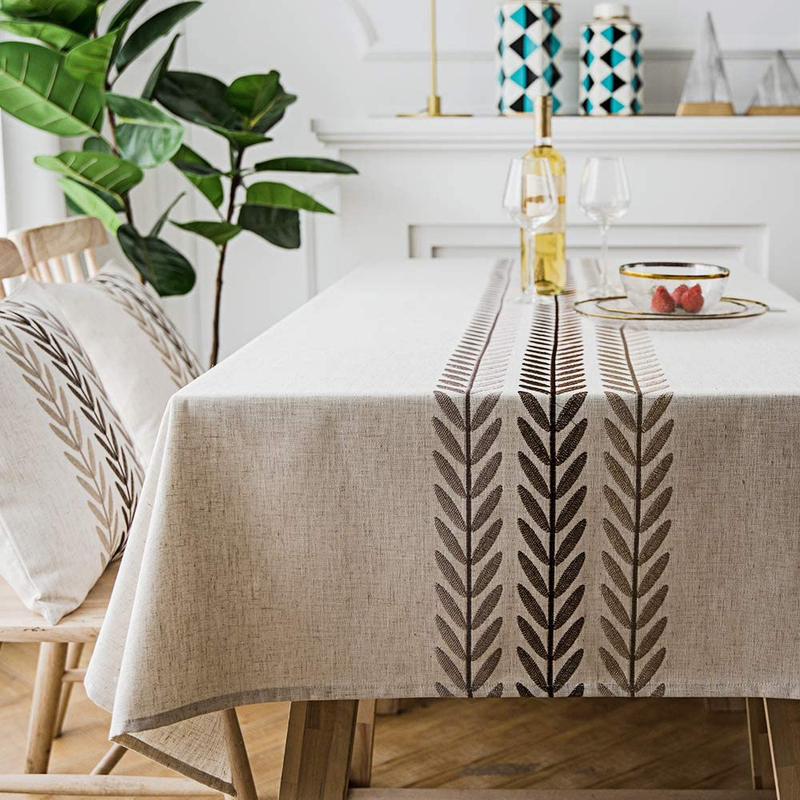 Stylish Square Rectangular Tablecloth/Table Cover for Kitchen Dinning Tabletop D