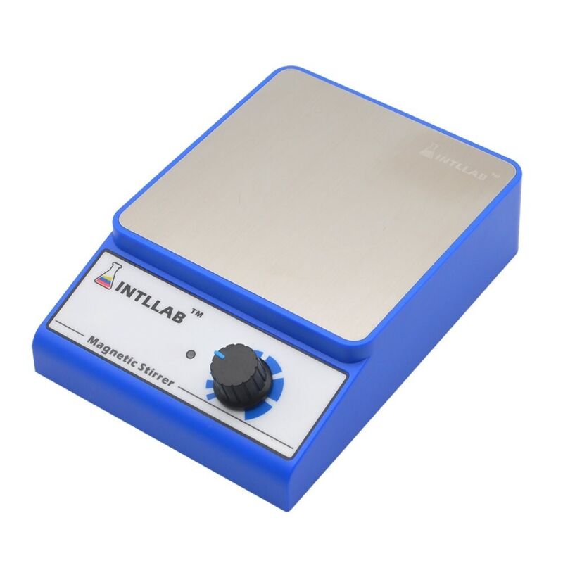 INTLLAB Magnetic Stirrer Stainless Steel Magnetic Mixer with stir bar