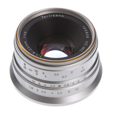 7artisans 25mm F/1.8 Manual Focus Prime Lens for Sony E-mount NEX 3 5 6 7 A6000
