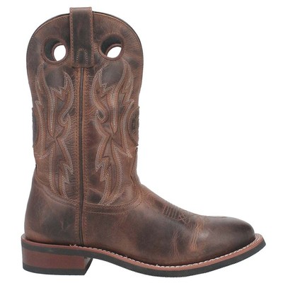 

Мужские коричневые повседневные ботинки Laredo Dawson TooledInlay Round Toe Cowboy 7915, Коричневый, Laredo Dawson TooledInlay Round Toe Cowboy