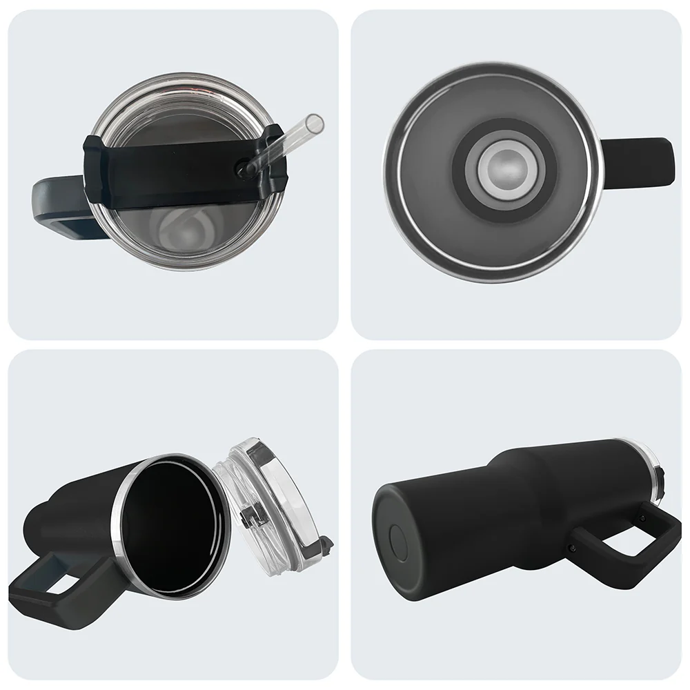 40oz Stainless Steel Vacuum Insulated Tumbler With Lid And Straw
