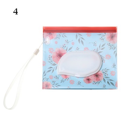 Case Snap-Strap Cosmetic Pouch Wet Wipes Bag Tissue Box Stroller Accessories