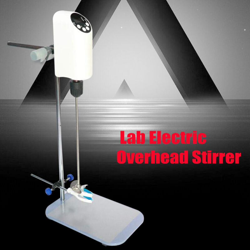 Lab Mixers Electric Overhead Stirrer Agitator 40L Variable Speed Digital Display