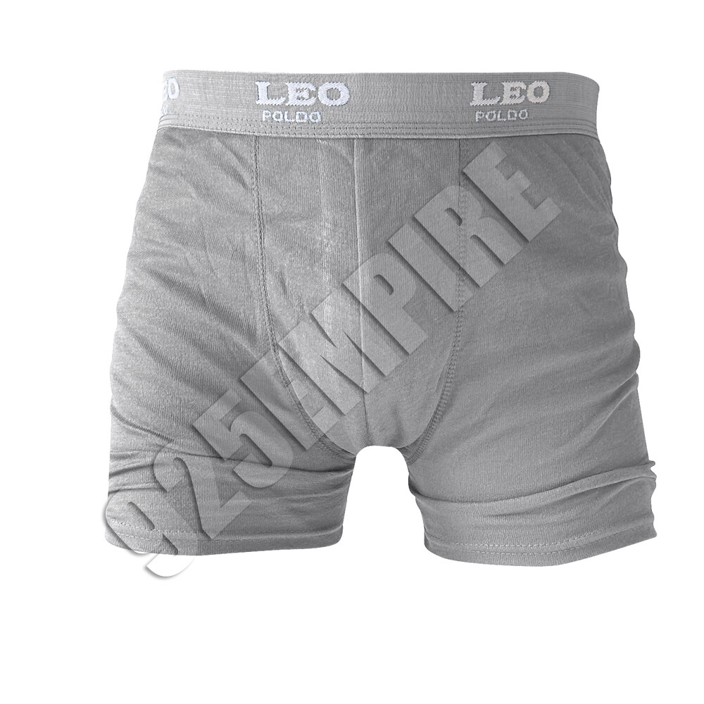 6 Pack Men's 100% Cotton Boxer Briefs Trunks Shorts Waist Underwear