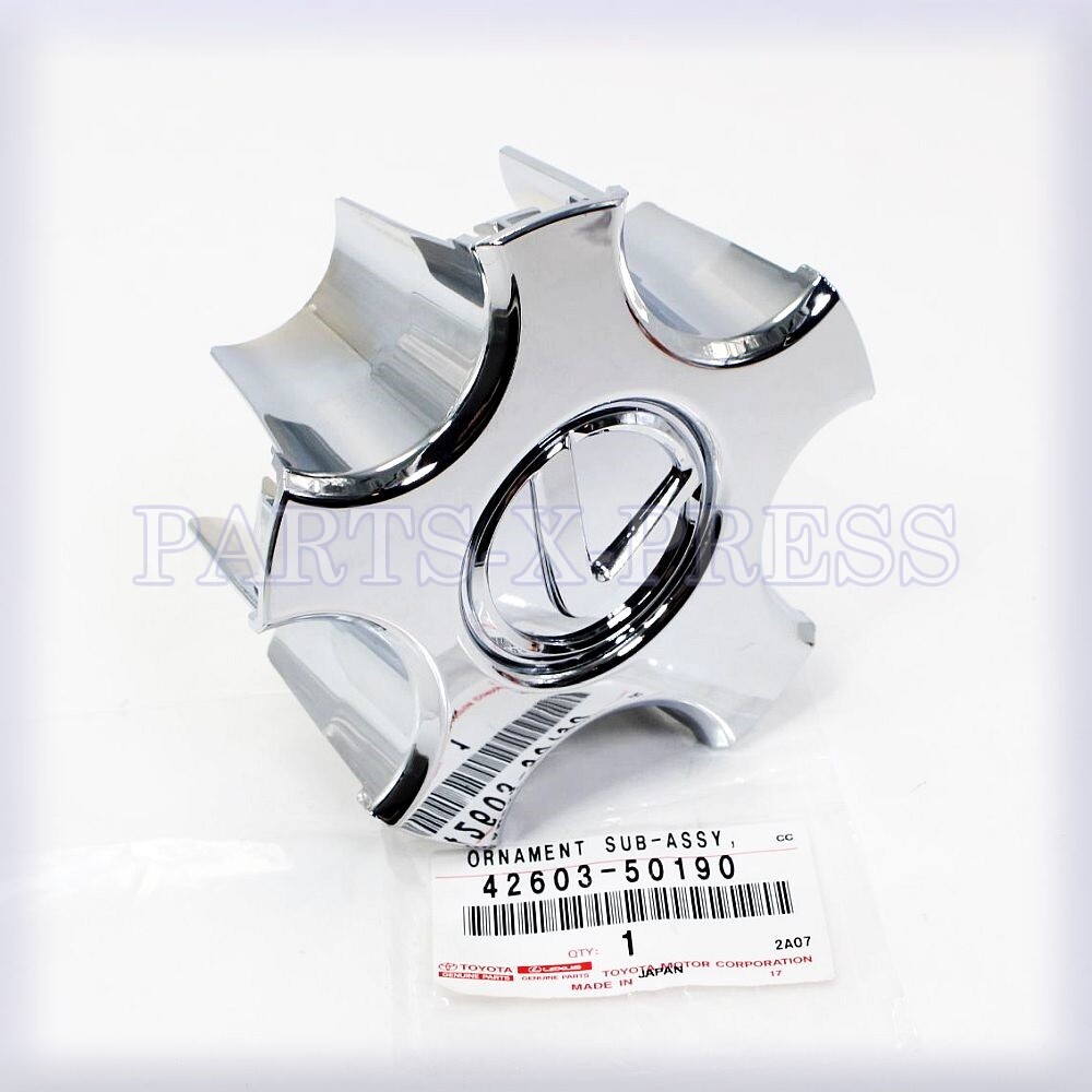 GENUINE OEM LEXUS LS430 2001 - 2003 CHROME CENTER WHEEL CAP HUB 4260350190 - 1pc