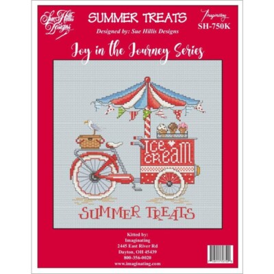 Imaginating Counted Cross Stitch 7 X 7'' Joy in the Journey Series Summer Treats