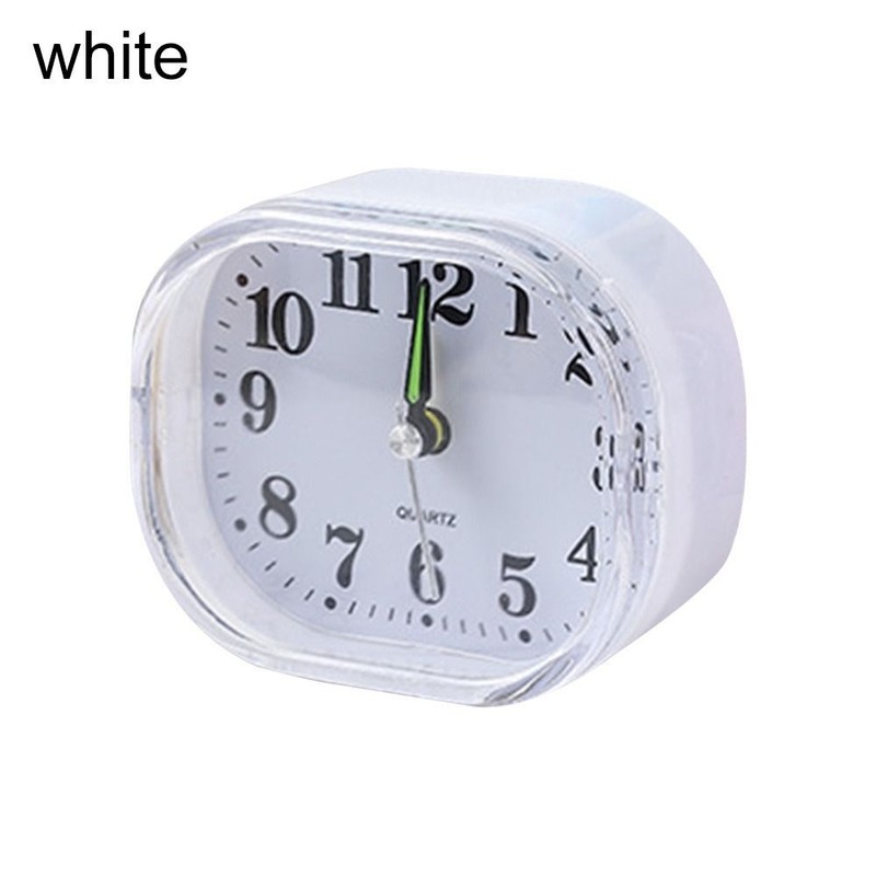 Quiet Battery Operated Home Decor Alarm Clock Bedside Clocks Number Clock