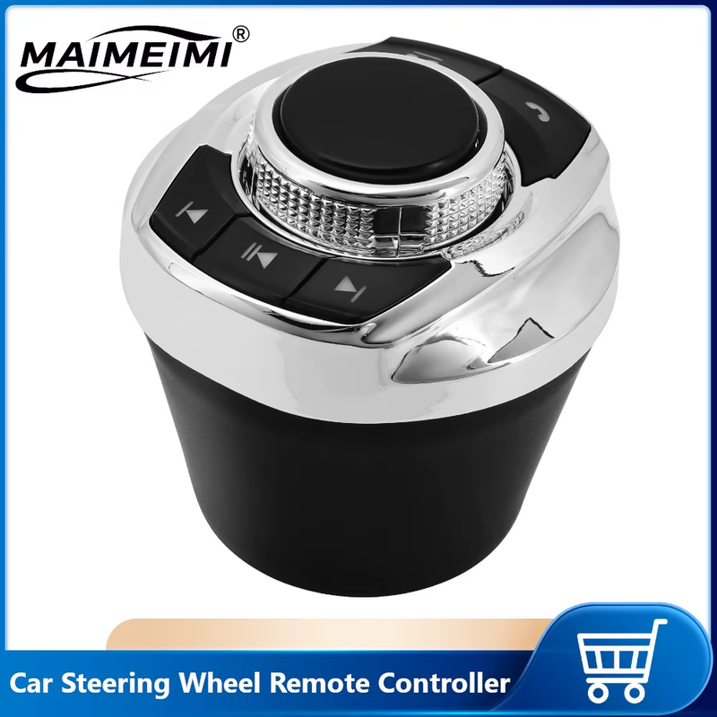 New 8 Keys Wireless Car Steering Wheel Remote Control Button Universal for Andro