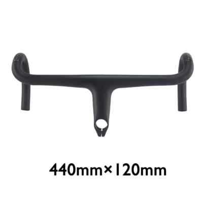 T800 Carbon Fiber Road Bike Integrated Handlebar Drop 125- 75mm with Setm