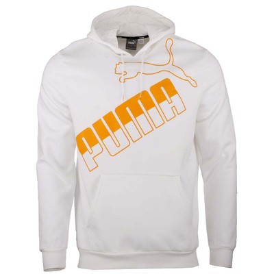 

Puma Logo Pullover Hoodie Мужская белая повседневная верхняя одежда 58690657, Белый