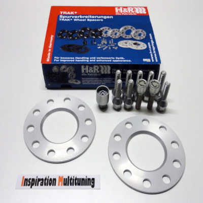 auch für BMW 3er M3 E90\E91\E92\E93 VA 24|H H/&R ABE Spurverbreiterung Blackline