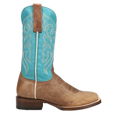 

Женские повседневные ботинки Roper Turquoise Square Toe Cowboy Size 6,5 M 09-021-9991-00, Blue;brown, Roper Turquoise Square Toe Cowboy