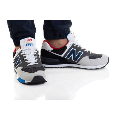 NEW BALANCE SHOES UNIVERSAL MEN BALANCE 574 ML574LB2 BEIGE-BLACK