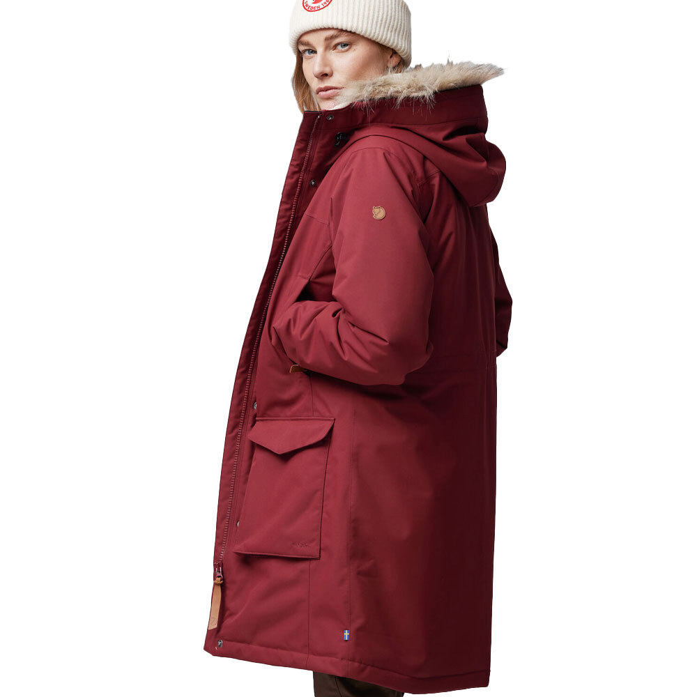 FJALL RAVEN FJÄLLRÄVEN NUUK LITE DAMEN-PARKA MANTEL JACKE TREKKING-WINTERMANTEL SCHWARZ NEU