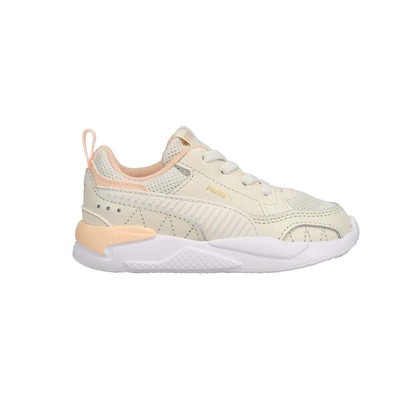 Кроссовки Puma XRay 2 Square Gold Ac Infant Boys Off White Повседневная обувь 383978-0