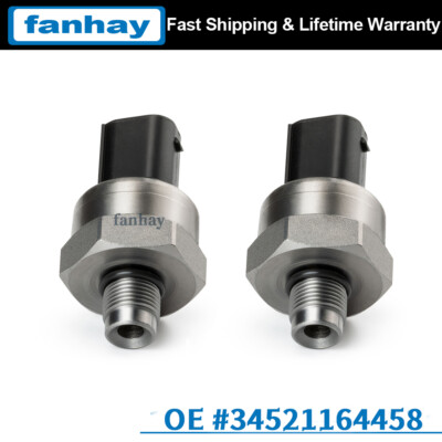 34521164458 For BMW ABS DSC Dynamic Stability Control Brake Pressure Sensor 2X