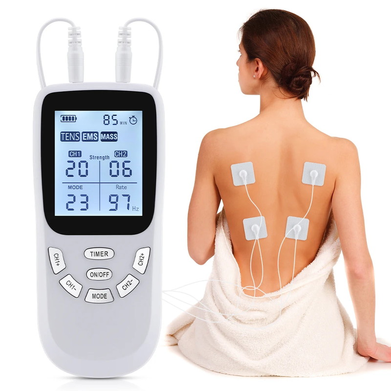New Upgrade 36 Modes Tens Muscle Stimulator EMS Full Body Massaging Patches Back