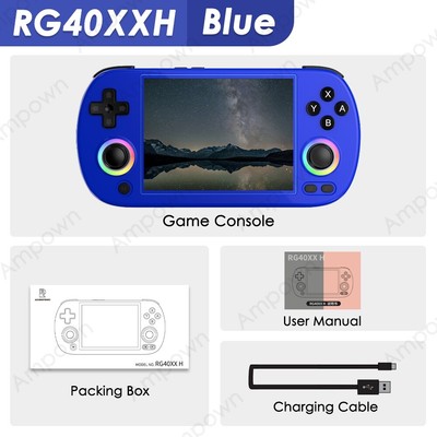 ANBERNIC RG40XX H 64 Bit Linux Retro Handheld Game Console 4.0'' IPS Screen Supp