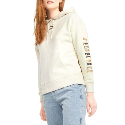 

Женская толстовка с капюшоном Puma Classics Graphics, размер , повседневная верхняя одежда 531630-7, Off white