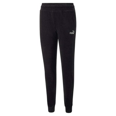 

Puma Essentials Velour Pants Женские черные повседневные спортивные штаны 84996501, Черный, Puma Essentials Velour Pants