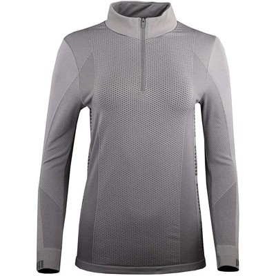 

Puma Evoknit Seamless HalfZip Pullover Женская Серая Повседневная Верхняя Одежда 845937-03, Grey