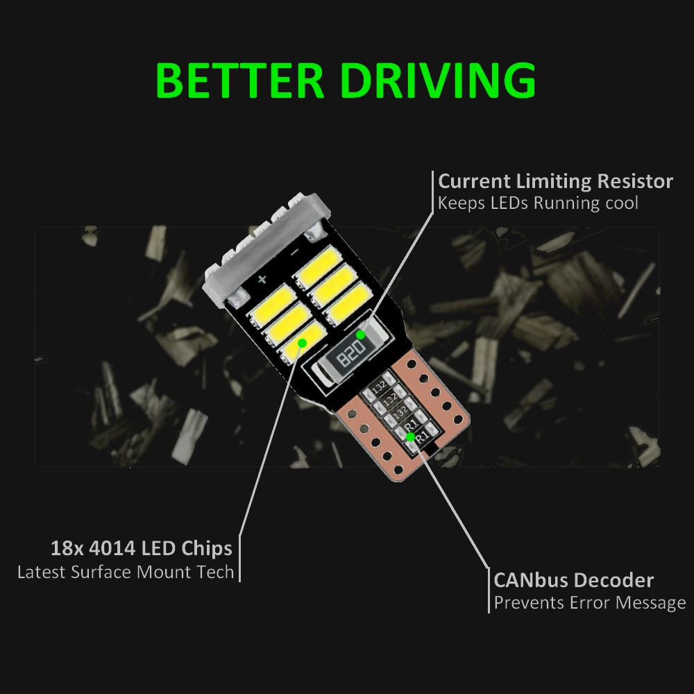 FyreFlys 194 LED Light Bulbs Multi-Color Chevy GMC T10 168 192 175 2821 2825 906