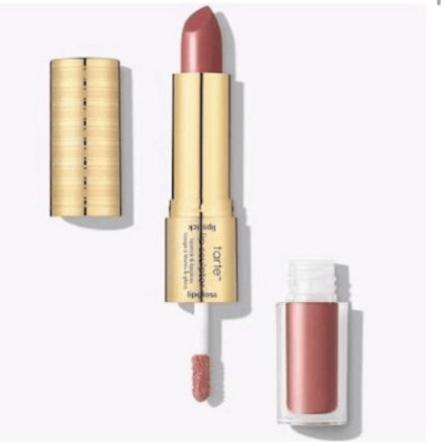 NWT Tarte The Lip Sculptor Lipstick Lip Gloss Combo- Color Jam RARE