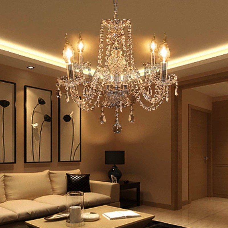 little girl white chandelier