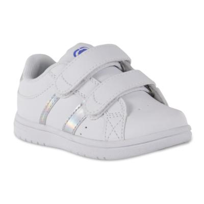 Unltd Marc Ecko Youth Toddler Boys' Double Strap White Silver Sneaker    9-12