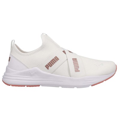 Повседневная обувь Puma Wired Run Slip On Womens White Sneakers 382299-04