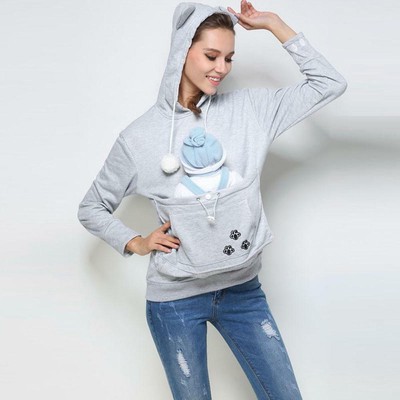 Baby Carrier Kangaroo Winter Maternity Outerwear Hoodies &Sweatshirts