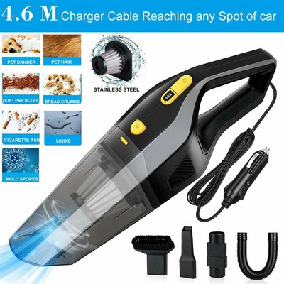 3 in 1 Handstaubsauger 120W 6000Pa Nass & Trocken Auto Staubsauger mit Filter