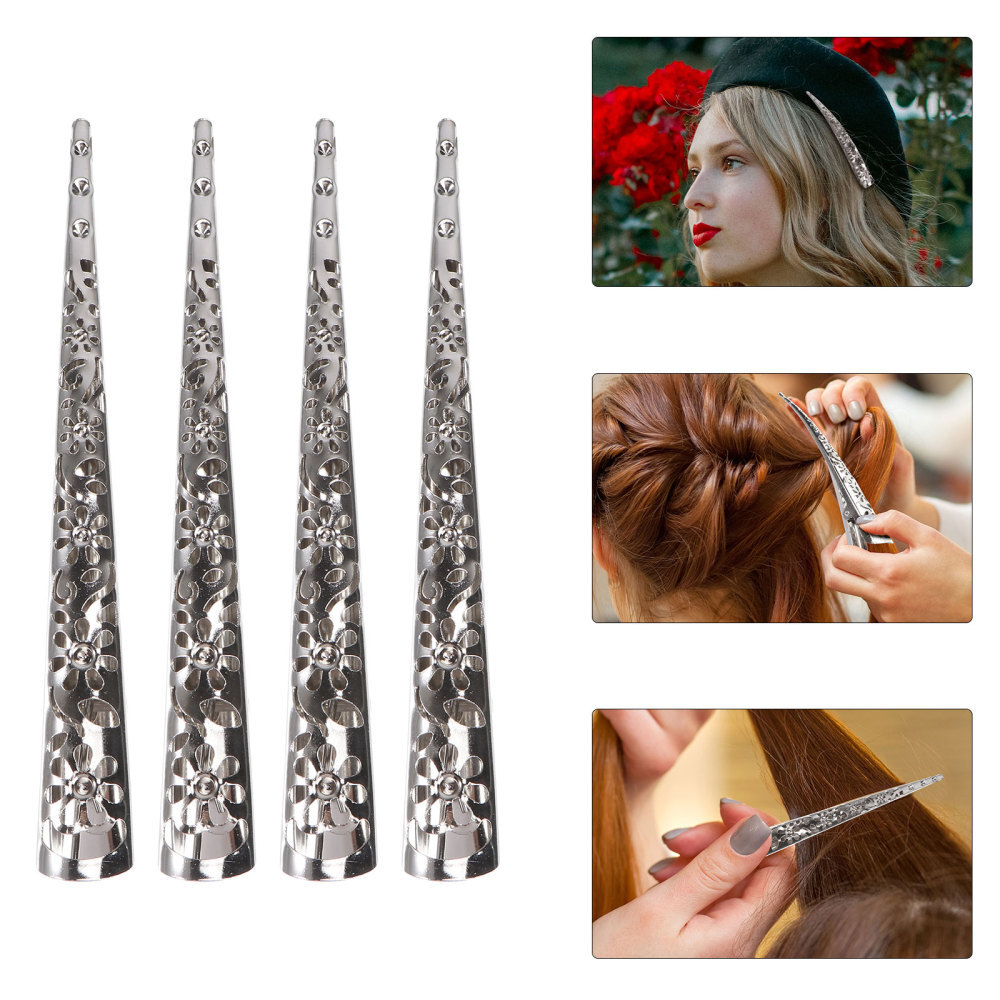 Cuhair Haarspangen-Set – 2 Stück, Punk & Vintage Style, Für Mädchen & Frauen