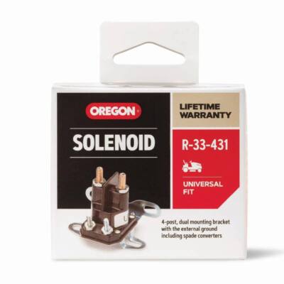 Oregon 33-431 Solenoid, 4 Post Dual Mounting bracket