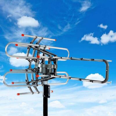 Hd Tv 36db Rotor 360° Uhf/vhf Hdtv