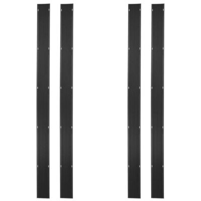 7' 10" L Black Ice Snowmobile Ski Carbide Glide Protector Guides - 4 pack