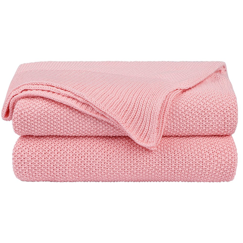 &ndash; 100% Pure Cotton &ndash; Baby Pink &ndash; 50&Prime; X 60&Prime;