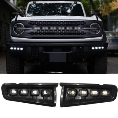 For Ford Bronco Raptor 2021-2024 LED DRL Turn Signal Daytime Running lights