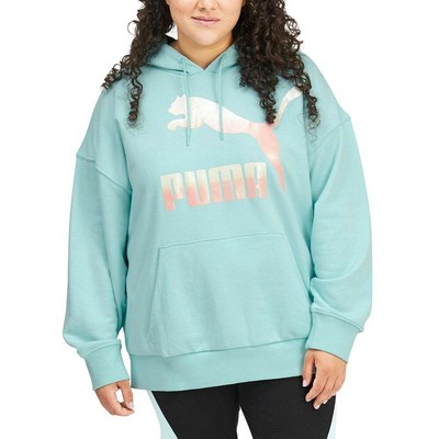 

Толстовка с капюшоном Puma Classics Logo Plus женская, размер , повседневная верхняя одежда 531862-76, Синий