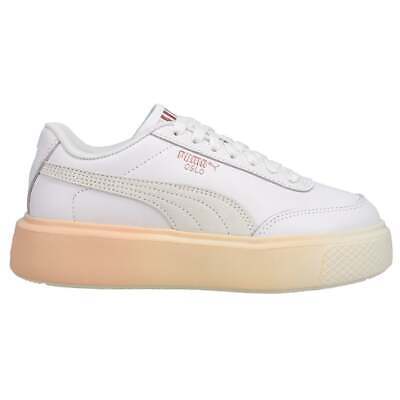 

Puma Oslo Maja Gloaming Platform Женские белые кроссовки Повседневная обувь 381895-01, Белый, Puma Oslo Maja Gloaming Platform