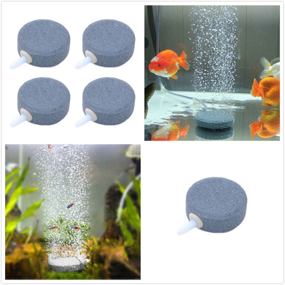Airstone Aquarium Air Bubble Stone Oxygen for Fish Tank Round Oxygen