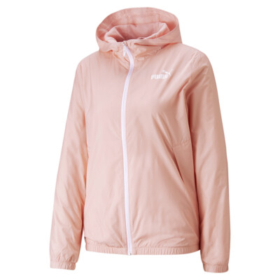Женская ветровка Puma Essentials на молнии, розовая повседневная спортивная верхняя одежда 84749