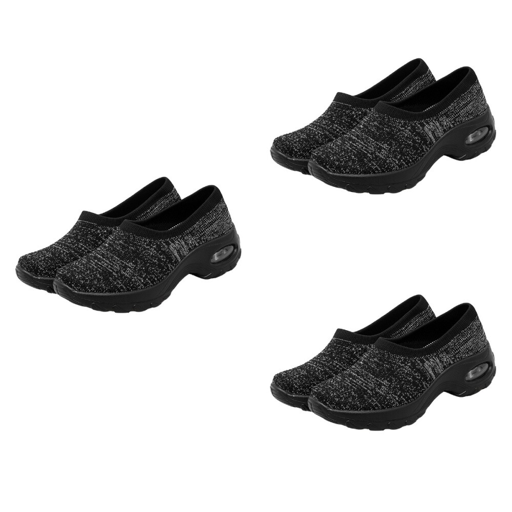 MARKENLOS 3 PAAR DICKE SOHLE SCHUHE SOMMER WEIBLICHE SANDALEN STEIGEN SCHUHE FÜR FRAUEN
