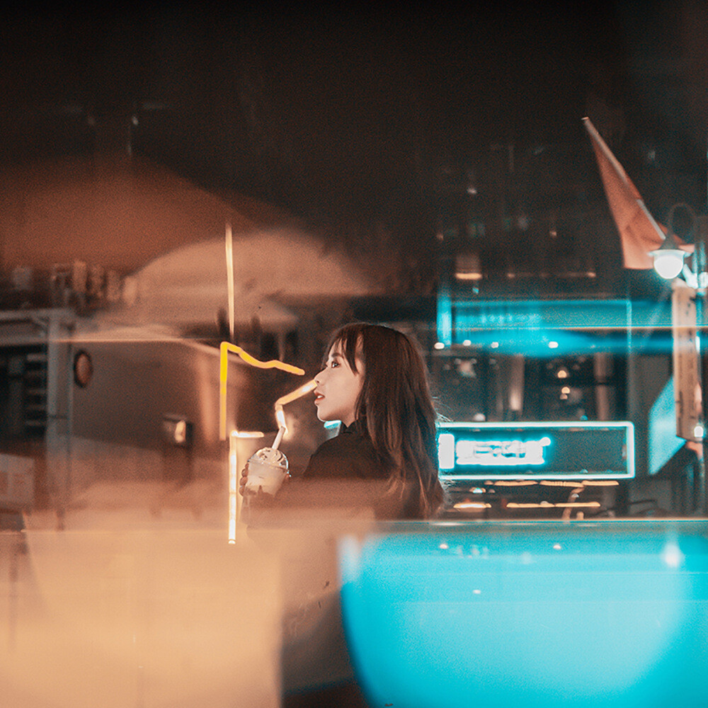 Prism Double Glass Split Diopter Blur Zoom Center Special Effect Camera Filter