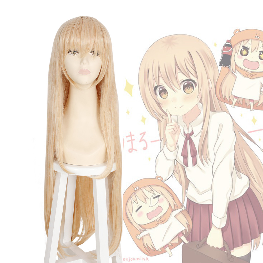 Himouto Umaru Chan Doma Umaru Bangs Blonde Long Straight Cosplay