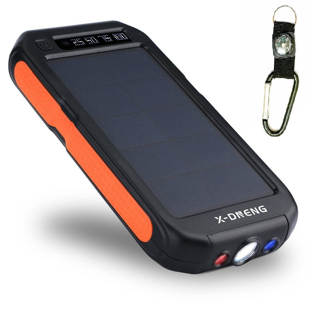 2022 Super 5000000mAh USB Portable Charger Solar Power Bank For Cell Phone 