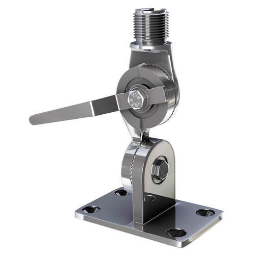 Shakespeare 4187 Stainless Steel Ratchet Mount Communication Antenna Accessories