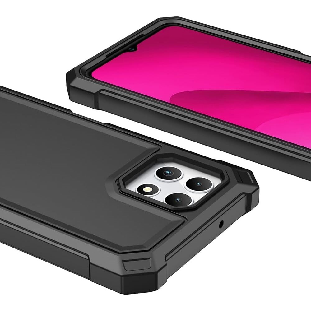 For T-Mobile Revvl 7 / 7 Pro 5G Case 2 Layer Protection Corners TPU Bumper Cover